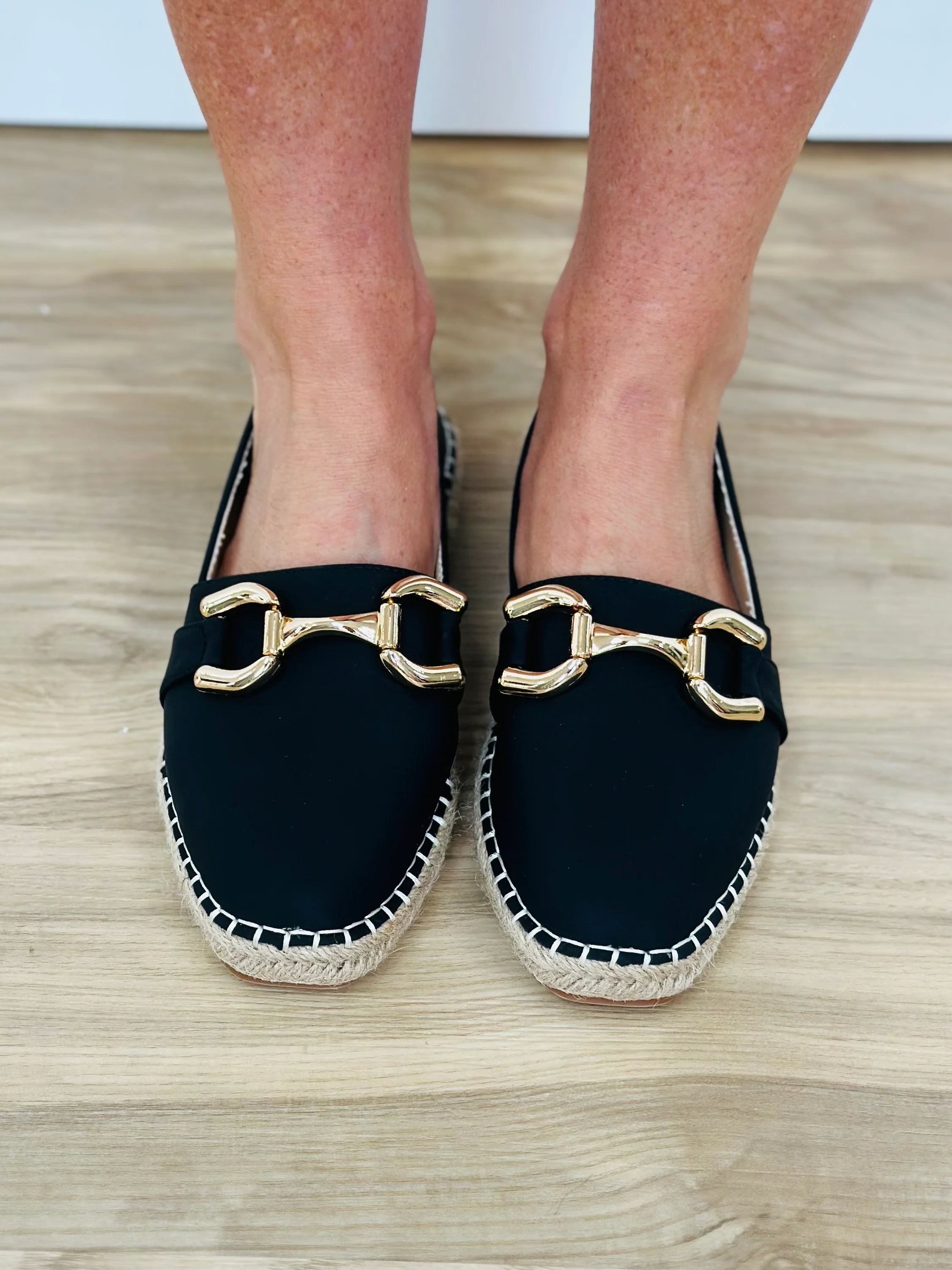 AUGUSTA ESPADRILLES-BLACK