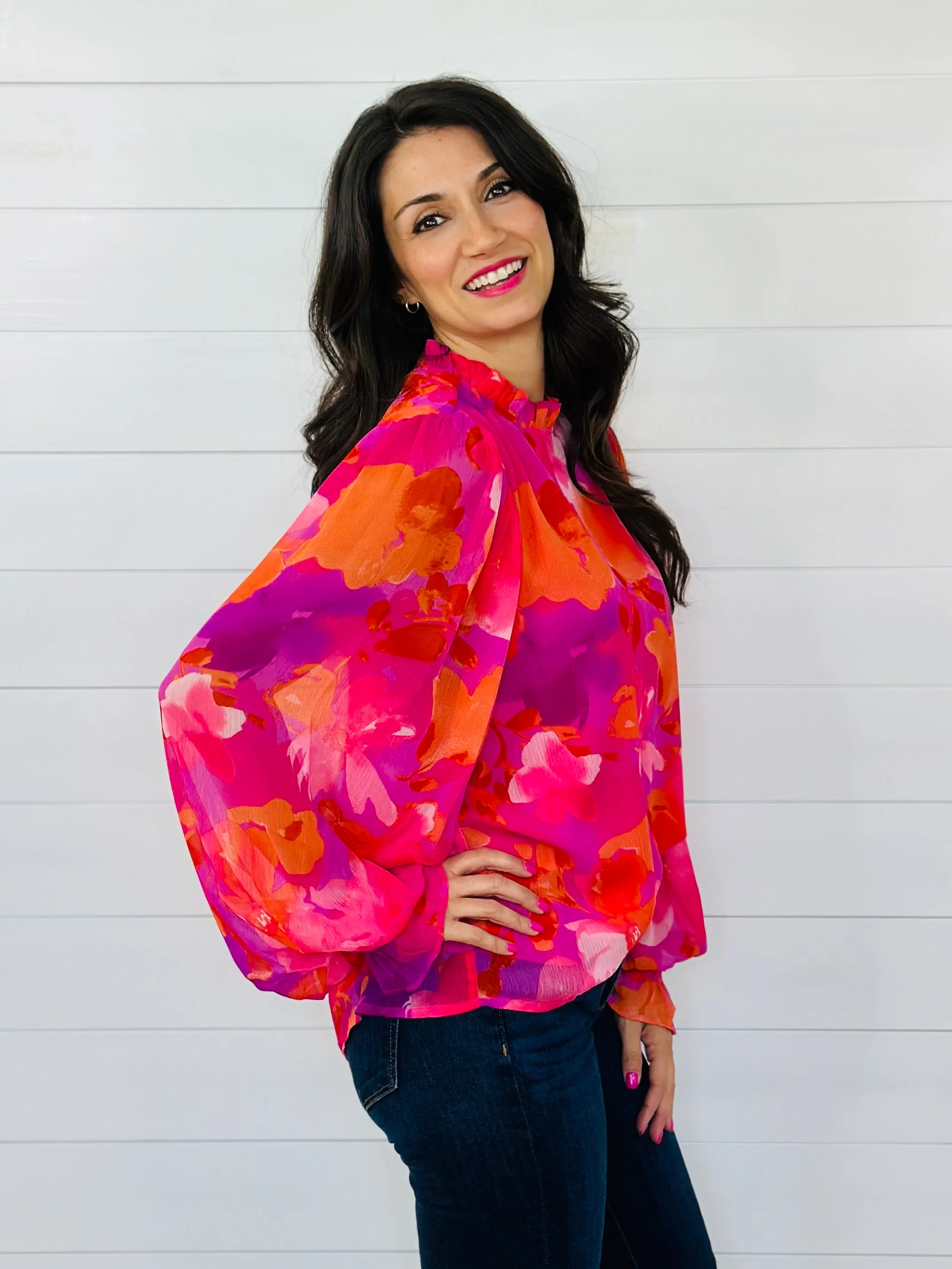 ROMANCE IN BLOOM TOP