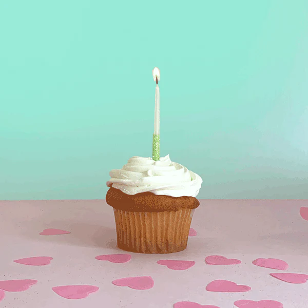 GLITTER PASTEL CANDLES 3