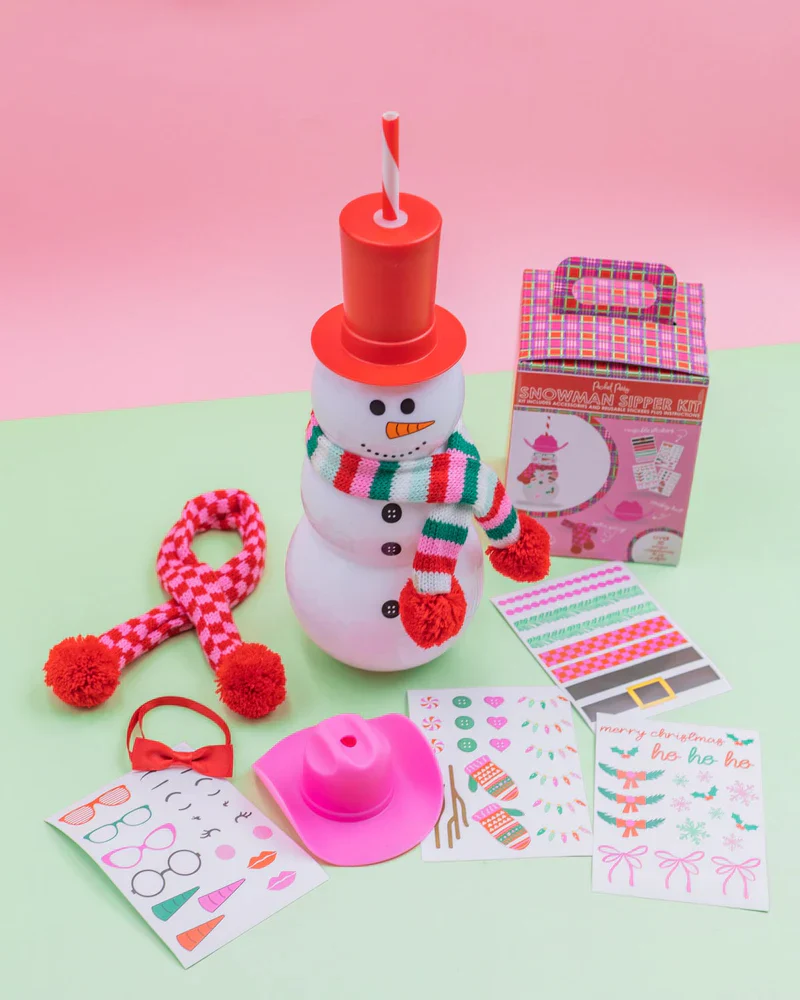 SNOWMAN SIPPER ACCESSORY BUNDLE