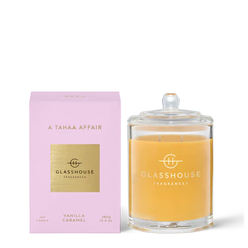 GLASSHOUSE CANDLE-A TAHAA AFFAIR