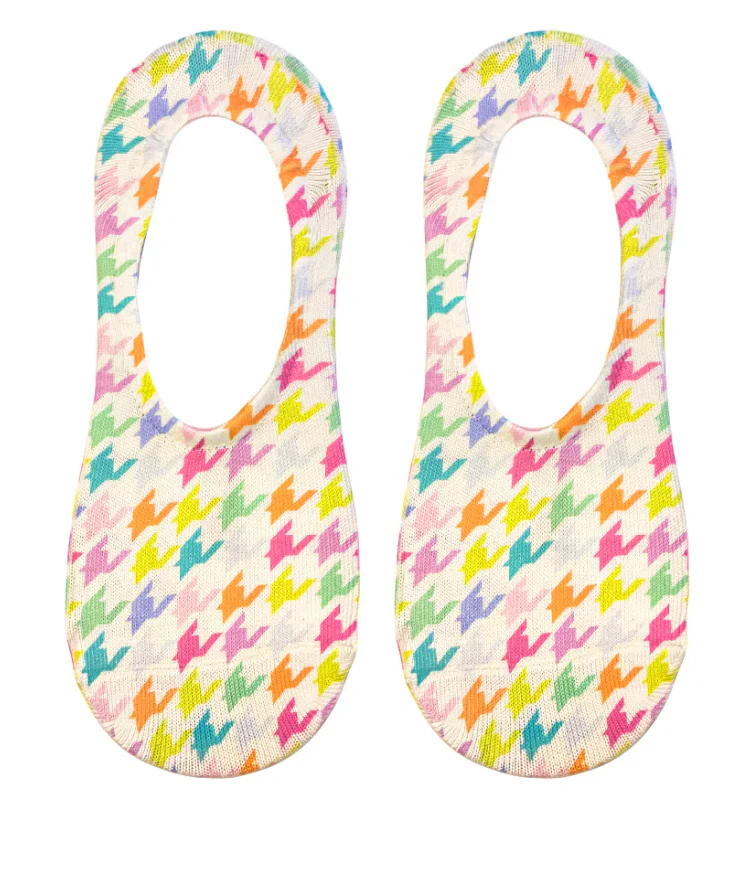LINER SOCKS-HOUNDSTOOTH