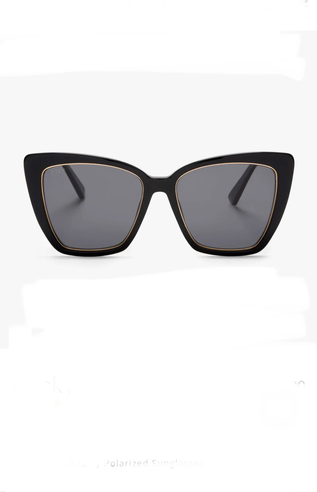 DIFF-BECKY IV-BLACK+GREY POLARIZED